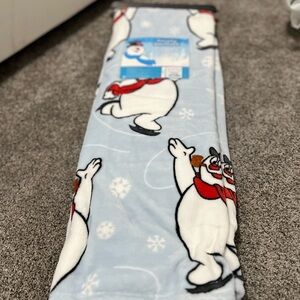 Frosty the Snowman Christmas throw plush soft